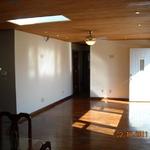 Completely remodeled home, refinished wood floors, new drywall, new wood ceilings and skylight.