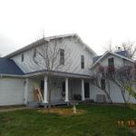 Front view of home in Maroa after addition and garage extension