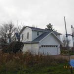 Side view of home in Maroa after addition and garage extension. 